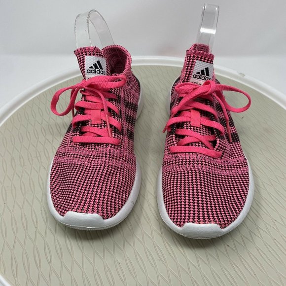 Adidas Women Element Refine Tricot Pink Running Shoes 7.5 Trainers M18917 - Picture 2 of 12